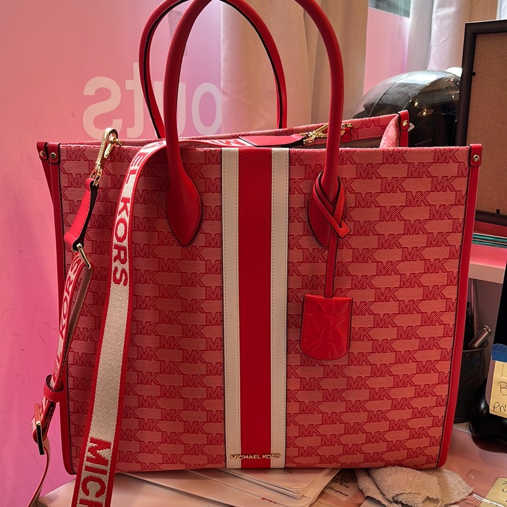 Large Michael Kors Tote Shoulder Bag